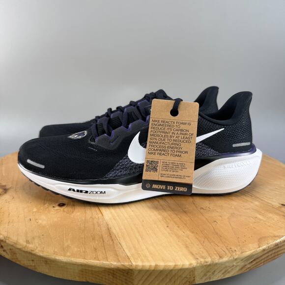 Nike Air Zoom Pegasus 41 \'Baltimore Ravens\' Men\'s Size 10.5 Shoes Sneakers Black